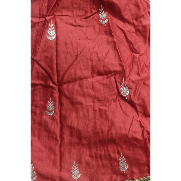 Biba silk anarkali suit set - Picture 10 of 10